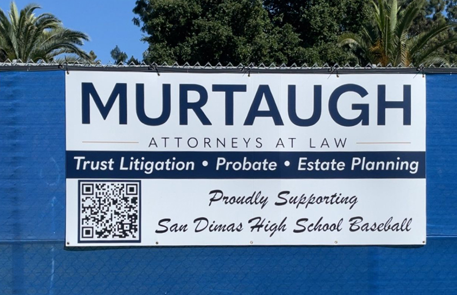 Murtaugh Sponsors the San Dimas High School Baseball Program