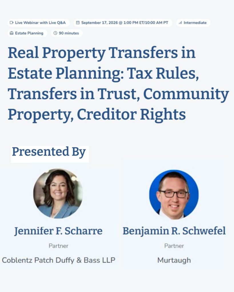 Partner Ben Schwefel will present a BARBRI CLE webinar on September 17