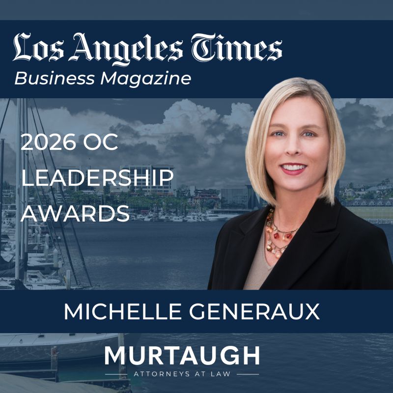 Michelle Generaux named a nominee for the 2026 OC Leadership Awards and profiled in the October edition of Business by LA Times Studios
